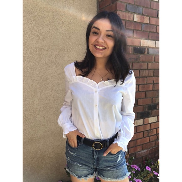 (LAST M) Roxy Highwaisted Denim Shorts - Picture 7 of 7